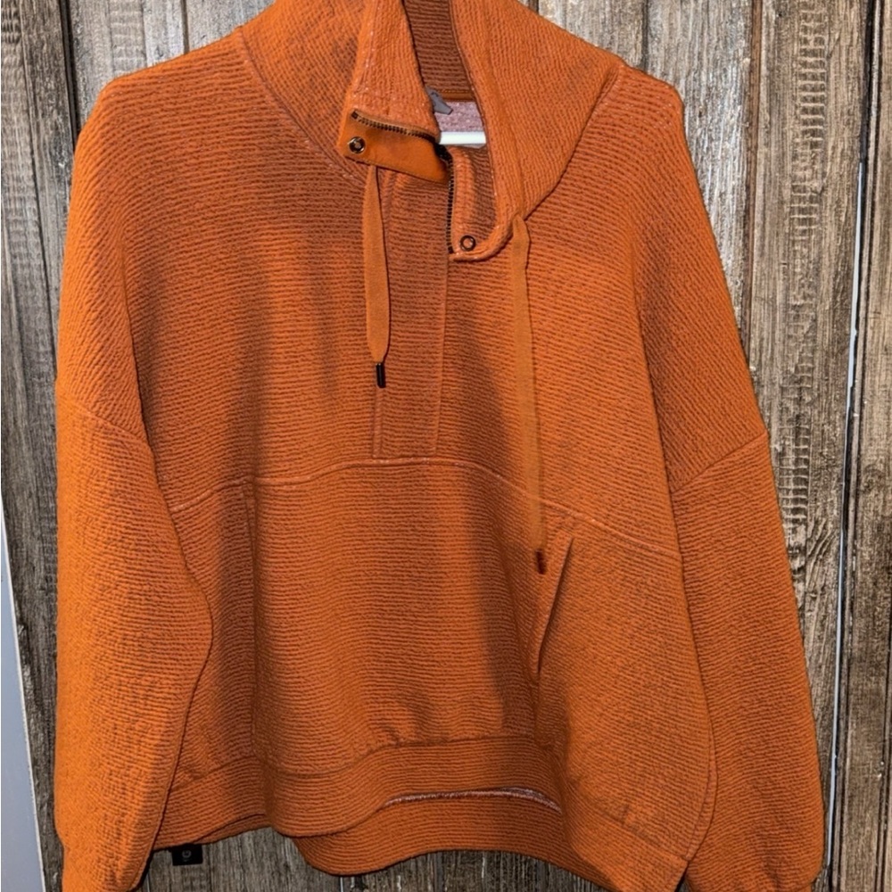 CALIA by Carrie Underwood Orange Cowl Neck Sweater
